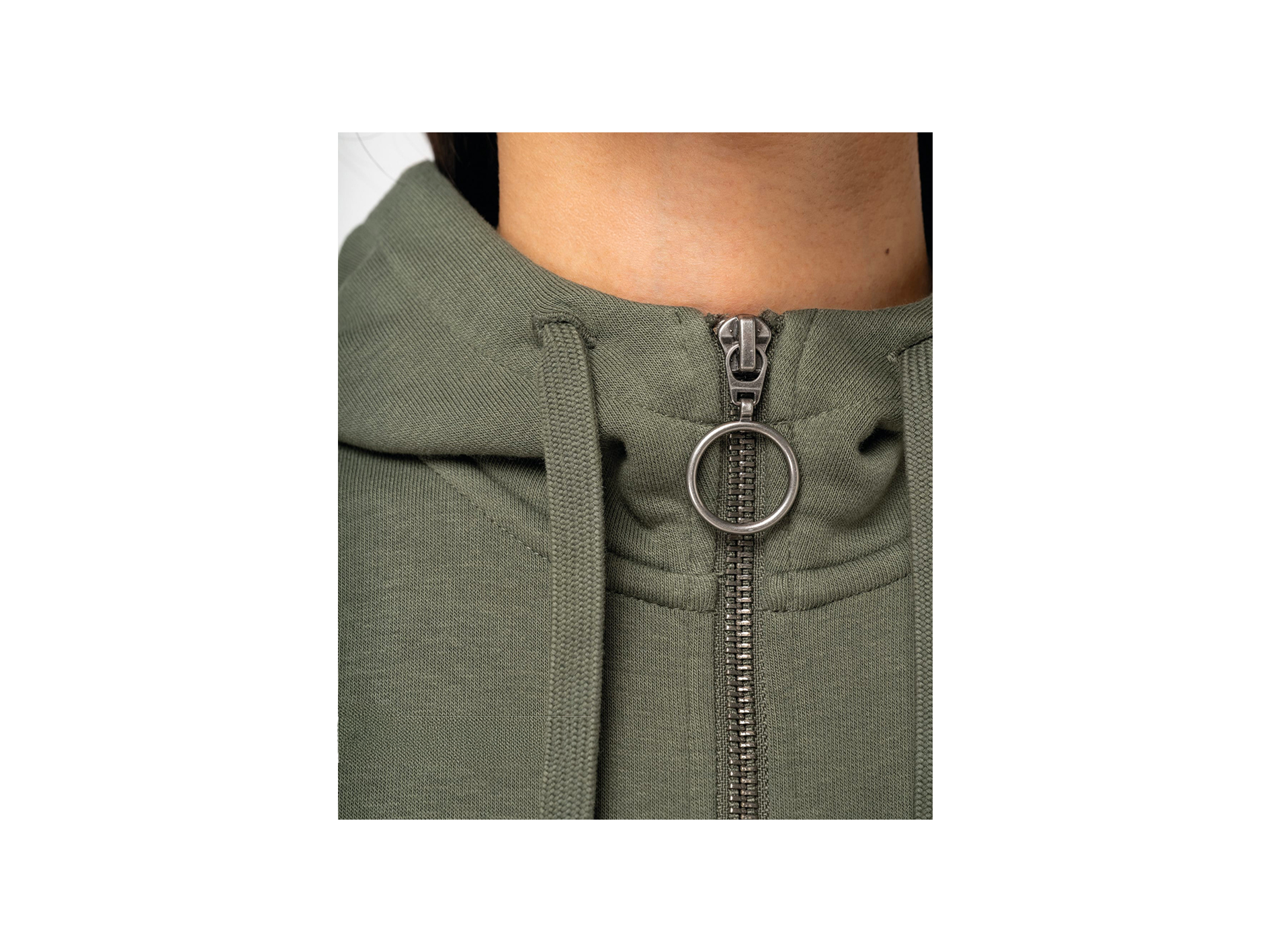 Sweat à capuche entièrement zippé
